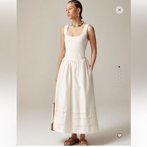 J. Crew Cream Maxi Dress